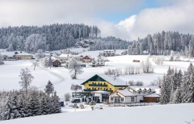 Café Pension Kristall im Winter, © Gemeinde Moorbad Harbach, Christian Freitag